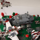 Illustration for article titled Using Hundreds of LEGO Star Wars Mini-Spaceships to Create Huge Battles